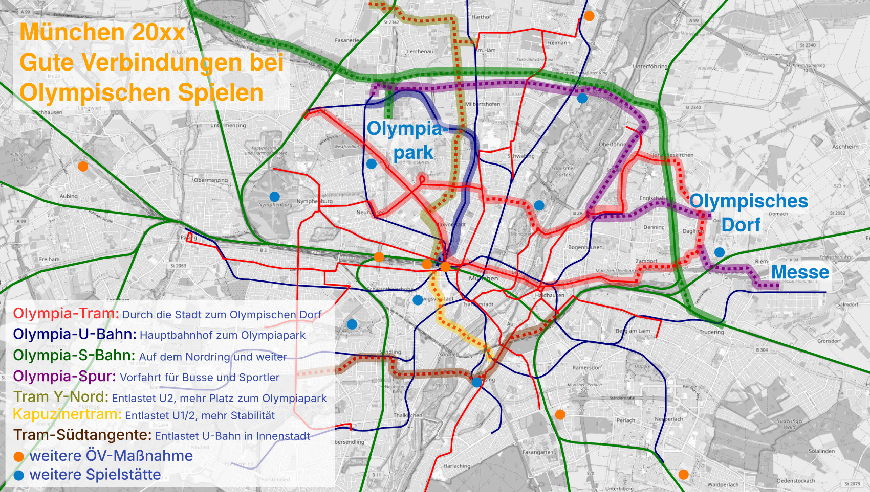 Anbindungen zu München 20xx